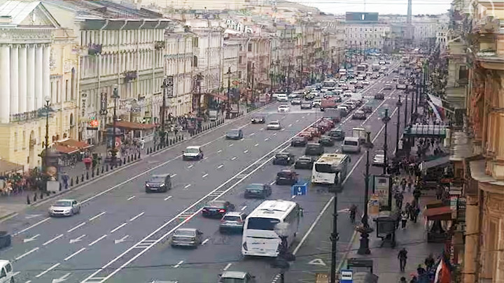 Онлайн веб-камера на Невском проспекте